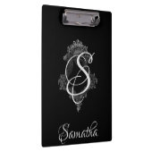 Persoonlijke Monogram Initiaal Klembord (Rechts)