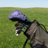 Persoonlijke Monogram Initiaal Naam Bloem Kunst Golfheadcover (Insitu)