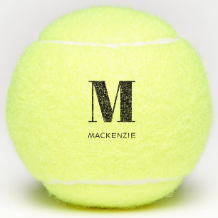 Persoonlijke Monogram Initiaal Naam Tennisballen