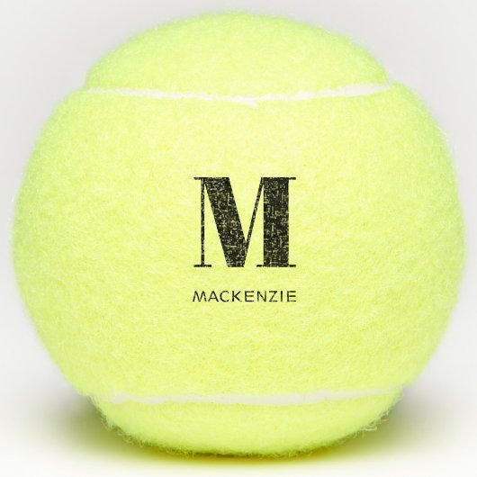 Persoonlijke Monogram Initiaal Naam Tennisballen
