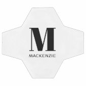 Persoonlijke Monogram Initiaal Naam Voetbal (Enkel)