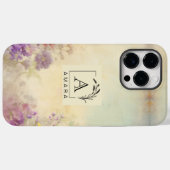 Persoonlijke Monogram iPhone 14 Pro Max Hoesje (Achterkant (horizontaal))