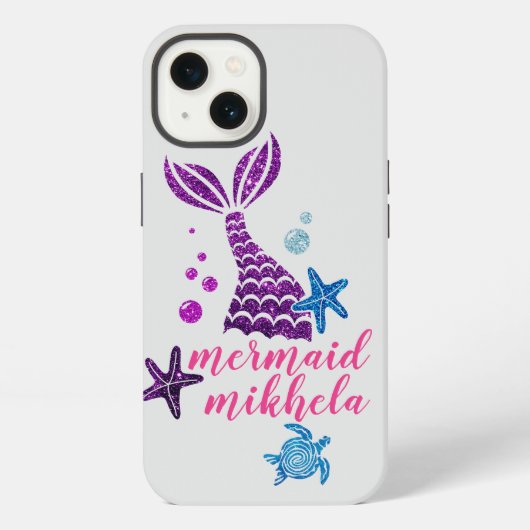 Persoonlijke Monogram iPhone Hoes, Aangepaste Naam Hoesje (Achterkant)