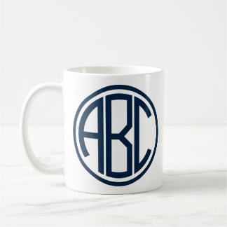 Persoonlijke monogram keramische koffiemok