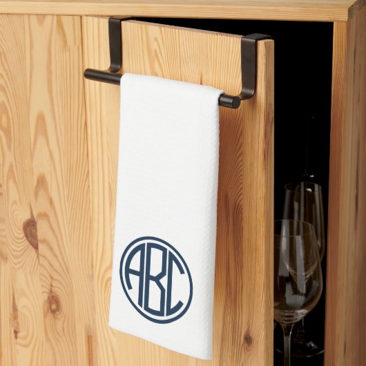 Persoonlijke Monogram Keukenhanddoek (Derde Gevouwen)