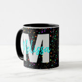Persoonlijke Monogram Koffiemok Mok (Voorkant links)