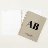Persoonlijke Monogram Naam Aangepaste Planner 2027 (Display)