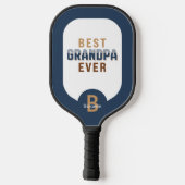 Persoonlijke Monogram Naam Beste Opa Ooit Pickleball Paddle (Achterkant)