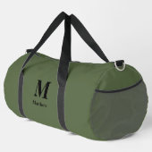 Persoonlijke Monogram Naam Groen Plunjezak (Rechterhoek)