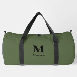Persoonlijke Monogram Naam Groen Plunjezak