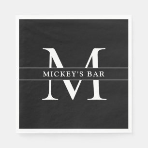 Persoonlijke Monogram Naam Servet