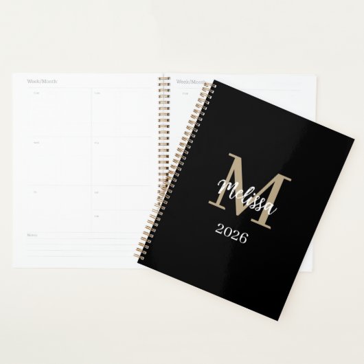 Persoonlijke Monogram Planner, Naam & Bijbelvers Planner (Display)