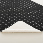 Persoonlijke Monogram & Runen Symbool Deken (3/4)