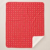 Persoonlijke Monogram & Runensymbool Deken (Voorkant)