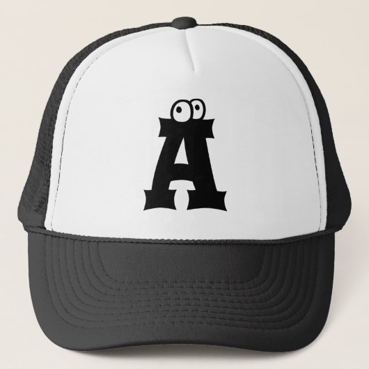 Persoonlijke Monogram Trucker Hoed  Pet (Voorkant)