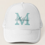 Persoonlijke monogram trucker hoed voor bruidsmeis trucker pet<br><div class="desc">Persoonlijke monogram trucker hoed voor bruidsmeisjes</div>