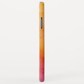 Persoonlijke monogram waterverf zonsondergang naam Case-Mate iPhone case (Achterkant/rechts)