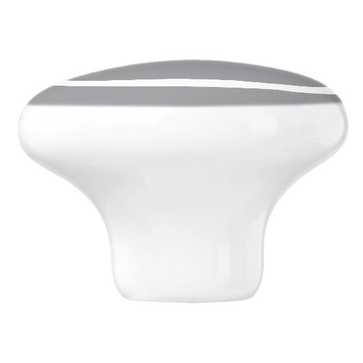 Persoonlijke Monogramme Handgrepen voor Laden Trek Keramische Knop (Zijkant)