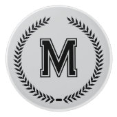 Persoonlijke Monogramme Handgrepen voor Laden Trek Keramische Knop (Voorkant)