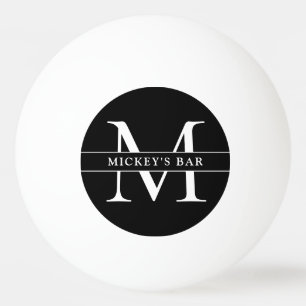 Persoonlijke Monogramnaam Pingpongbal
