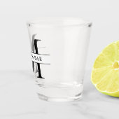 Persoonlijke Monogramnaam Shot Glas (Rechts)