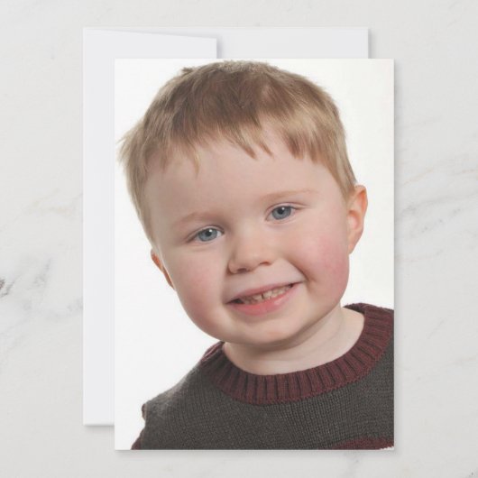 Persoonlijke Monster Truck Verjaardagsfoto Kaart (Achterkant)