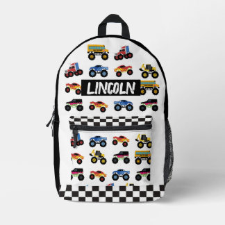 Persoonlijke Monstertruck Kinder Rugzak