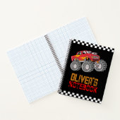 Persoonlijke Monstertruck Kinderen Notitieboek (Binnen)