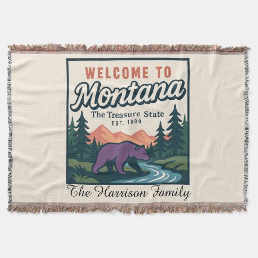 Persoonlijke Montana Worpdeken Deken (Voorkant)
