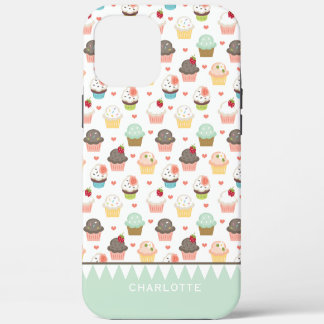 Persoonlijke mooie cupcake iPhone 12 pro max hoesje
