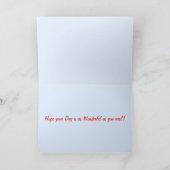 Persoonlijke, mooie, gelukkige thuiskaart kaart (Binnen)