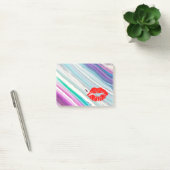 Persoonlijke Mooie Lippen op marmer Post-it® Notes (Kantoor)