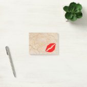 Persoonlijke Mooie Lippen op marmer Post-it® Notes (Kantoor)