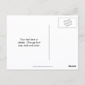 Persoonlijke mooie orchidee bloem briefkaart (Achterkant)