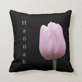 Persoonlijke mooie roze tulp kussen