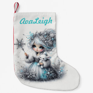 Persoonlijke Mooie Winterprinses Kleine Kerstsok