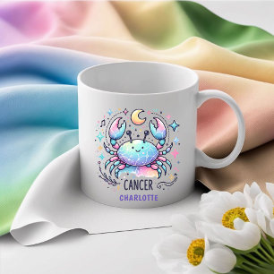 Persoonlijke Mop Cancer Dierenriem Krab Astrologie Koffiemok
