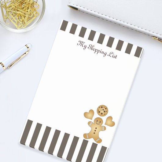 Persoonlijke Mop Gingerbread Man Koekje Post-it® Notes