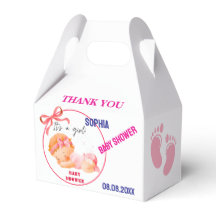 Persoonlijke Mopige Baby Shower Favorietendozen
