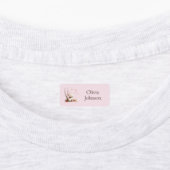 Persoonlijke Mopige Kitten met Hartjes Naamlabels Labels (Aangebracht)