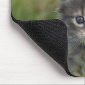 Persoonlijke Mopige Kitten Muismat (Hoek)