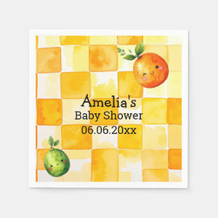 Persoonlijke Moppertje Citroenfruit Baby Shower Se Servet
