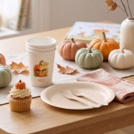 Persoonlijke Moppertje Halloween Papieren Bekers