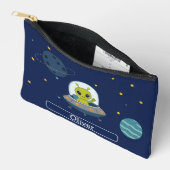 Persoonlijke Moppige Alien UFO Ruimte Kinderen Etui (Open)