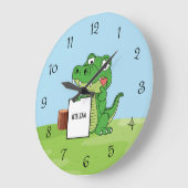 Persoonlijke Moppige Alligator Kinderen Wandklok (Hoek)