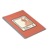 Persoonlijke Moppige Kat Notitieboek (Rechterzijde)