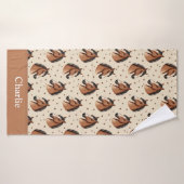 Persoonlijke Moppige Sterren Paard Badhanddoek (Badhanddoek)