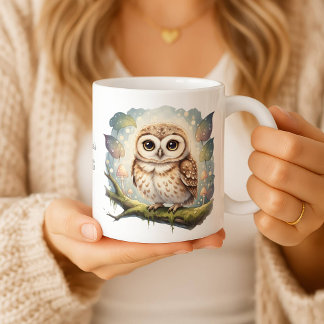 Persoonlijke Mopshagedis Mok, Whimsical Bosdier Koffiemok