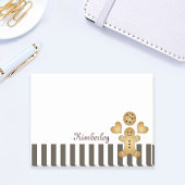 Persoonlijke Mopshartige Gemberkoek Man Kookie Post-it® Notes