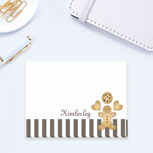 Persoonlijke Mopshartige Gemberkoek Man Kookie Post-it® Notes